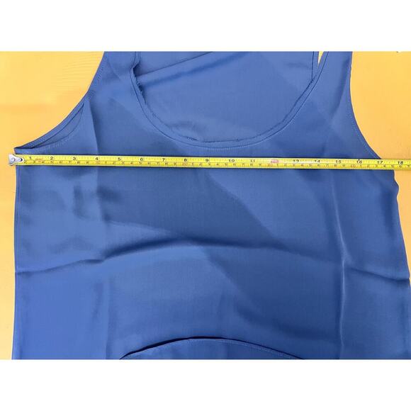 Krisa Revolve Blue Sleeveless Scoop Neck Tunic Tank Top NWT - Picture 8 of 11